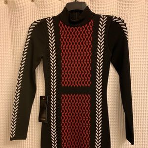 Bebe Fitted Long Sleeve Dress (Brand New!!)